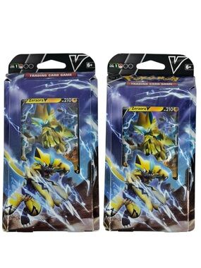 Pokémon TCG Zeraora V Battle Deck Lot of 2 Factory Sealed New Starter Deck